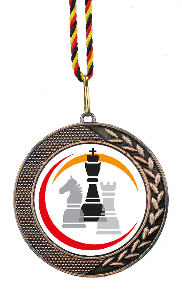 Medaille Bronze mit Farbemblem SU55