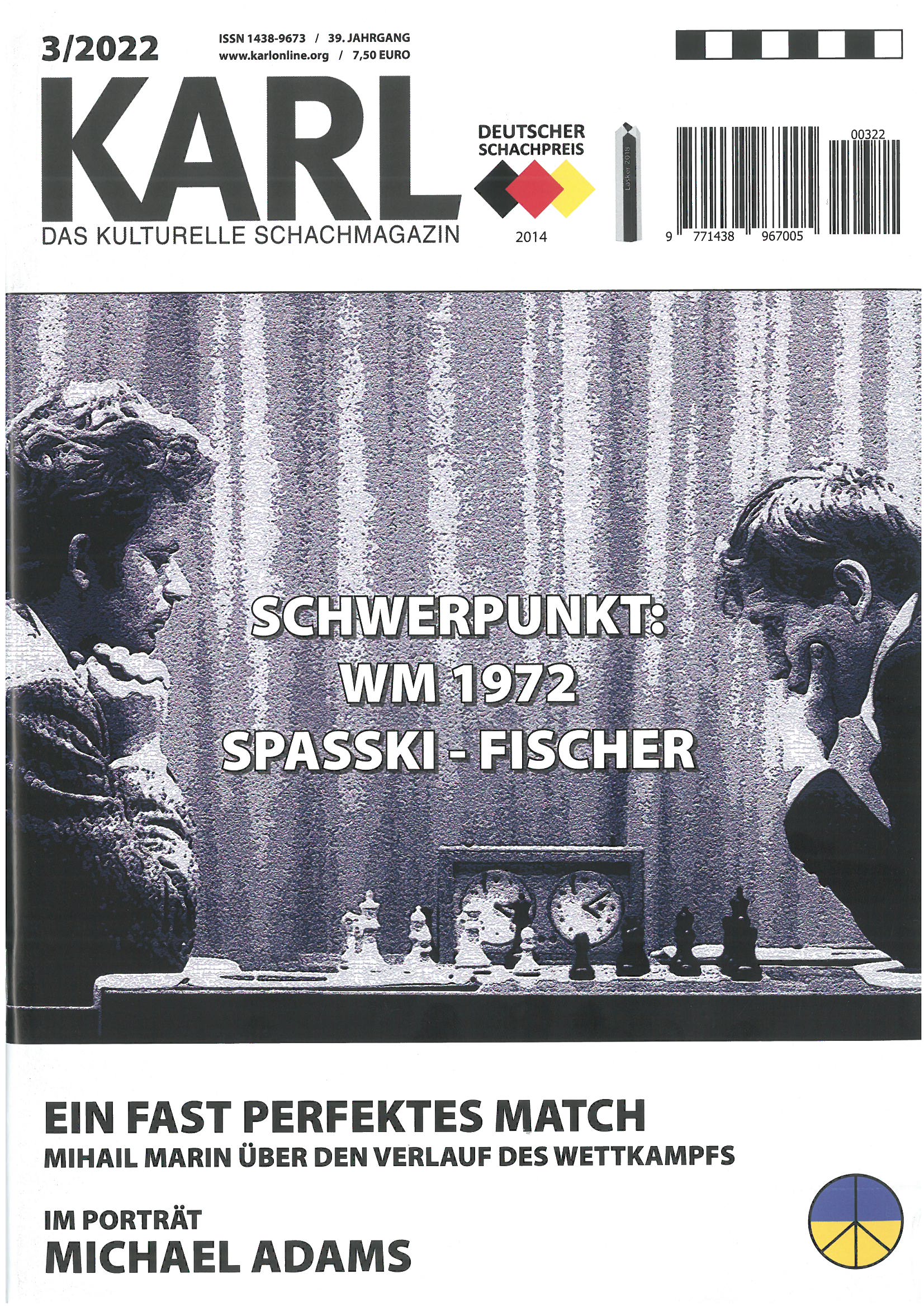 Karl 3/2022 - Schwerpunkt WM 1972 Spasski-Fischer