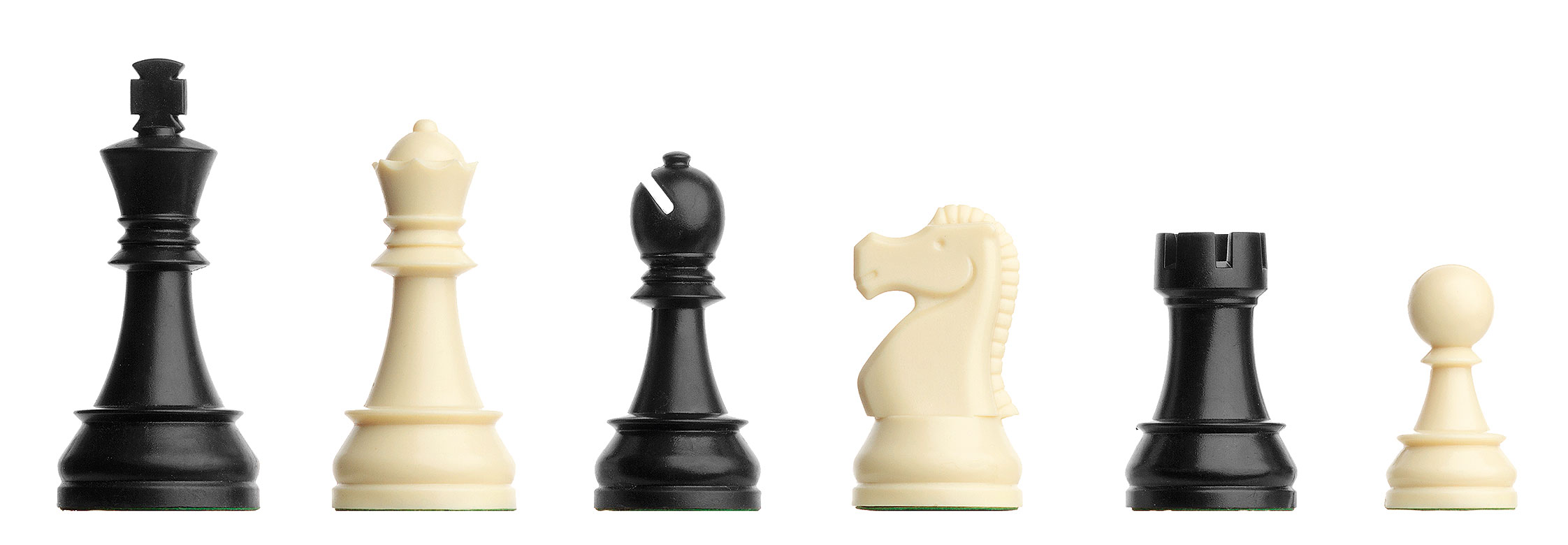Figurensatz Kunststoff für PC-Schachbrett