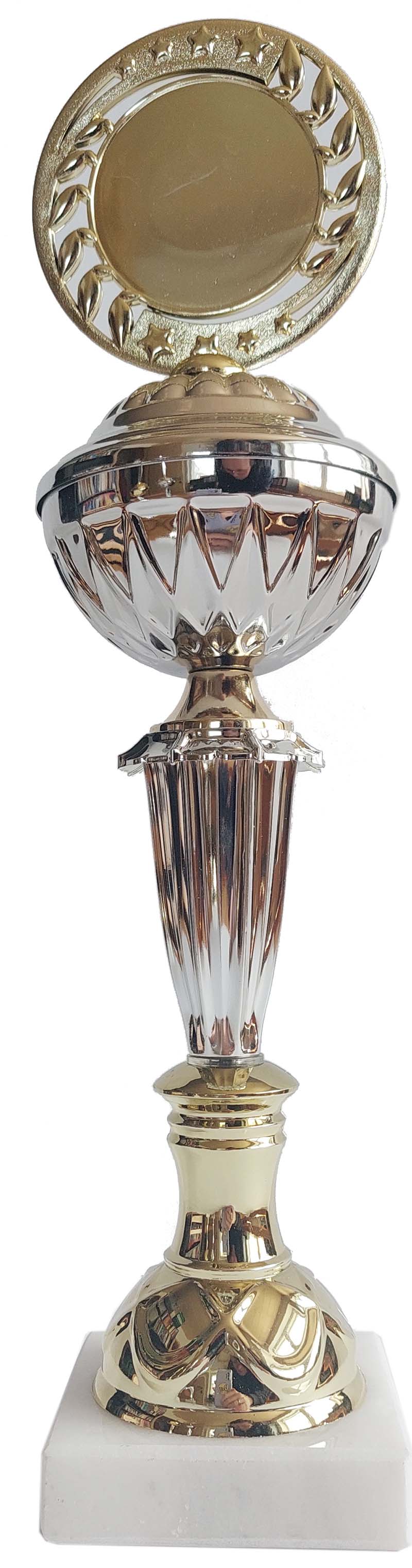 Pokal 156 Gold-Silber - Einzelpokal 
