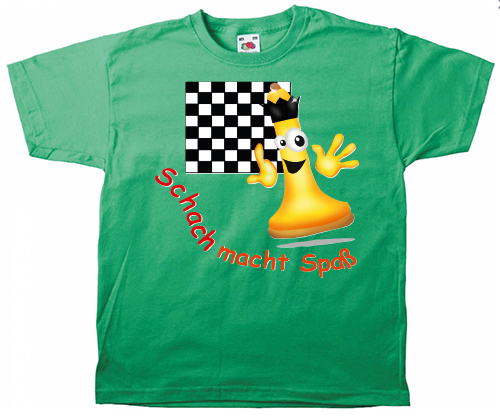 T-Shirt grün für Kinder Größe 128