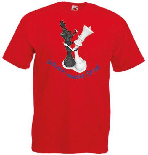 T-Shirt rot für Erwachsene Größe XL